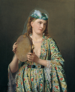 828px-pierre-d-sir-guillemet-portrait-of-a-lady-of-the-court-playing-the-tambourine-google-art-project_orig